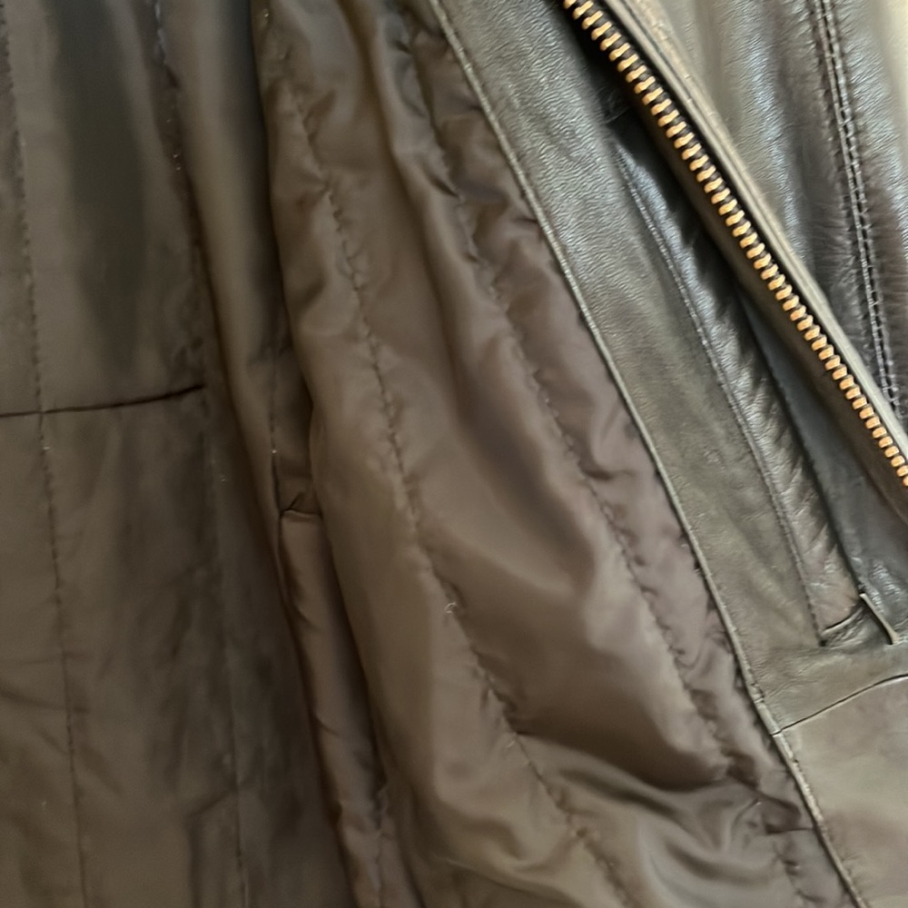 Andrew Marc xxl leather men’s jacket lined pockets outside and inside - Picture 11 of 12